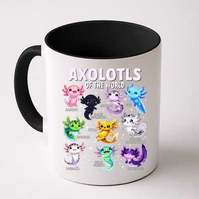 Axolotl Kawaii Axolotls Of The World Axolotl Animals Mug