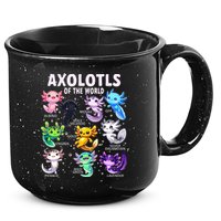 Axolotl Kawaii Axolotls Of The World Axolotl Animals 15oz Campfire Ceramic Mug