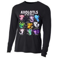 Axolotl Kawaii Axolotls Of The World Axolotl Animals Cooling Performance Long Sleeve Crew