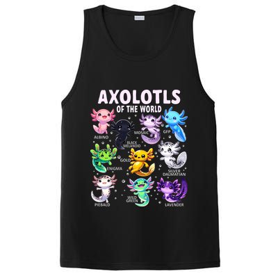 Axolotl Kawaii Axolotls Of The World Axolotl Animals PosiCharge Competitor Tank