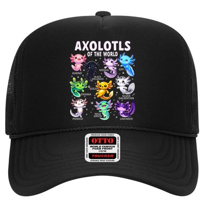 Axolotl Kawaii Axolotls Of The World Axolotl Animals Trucker Hat