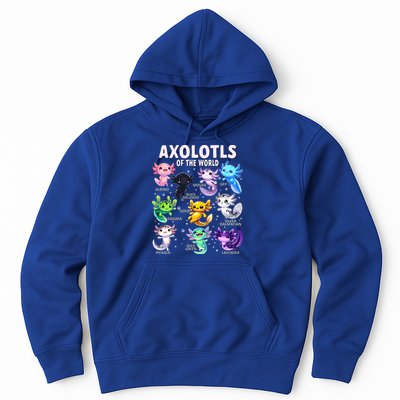 Axolotl Kawaii Axolotls Of The World Axolotl Animals Hoodie