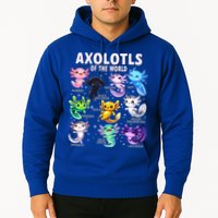 Axolotl Kawaii Axolotls Of The World Axolotl Animals Hoodie
