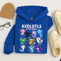 Axolotl Kawaii Axolotls Of The World Axolotl Animals Hoodie