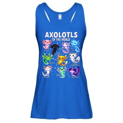 Axolotl Kawaii Axolotls Of The World Axolotl Animals Ladies Essential Flowy Tank