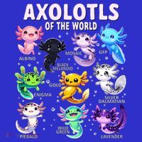 Axolotl Kawaii Axolotls Of The World Axolotl Animals Bag