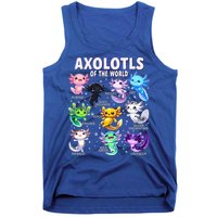 Axolotl Kawaii Axolotls Of The World Axolotl Animals Tank Top