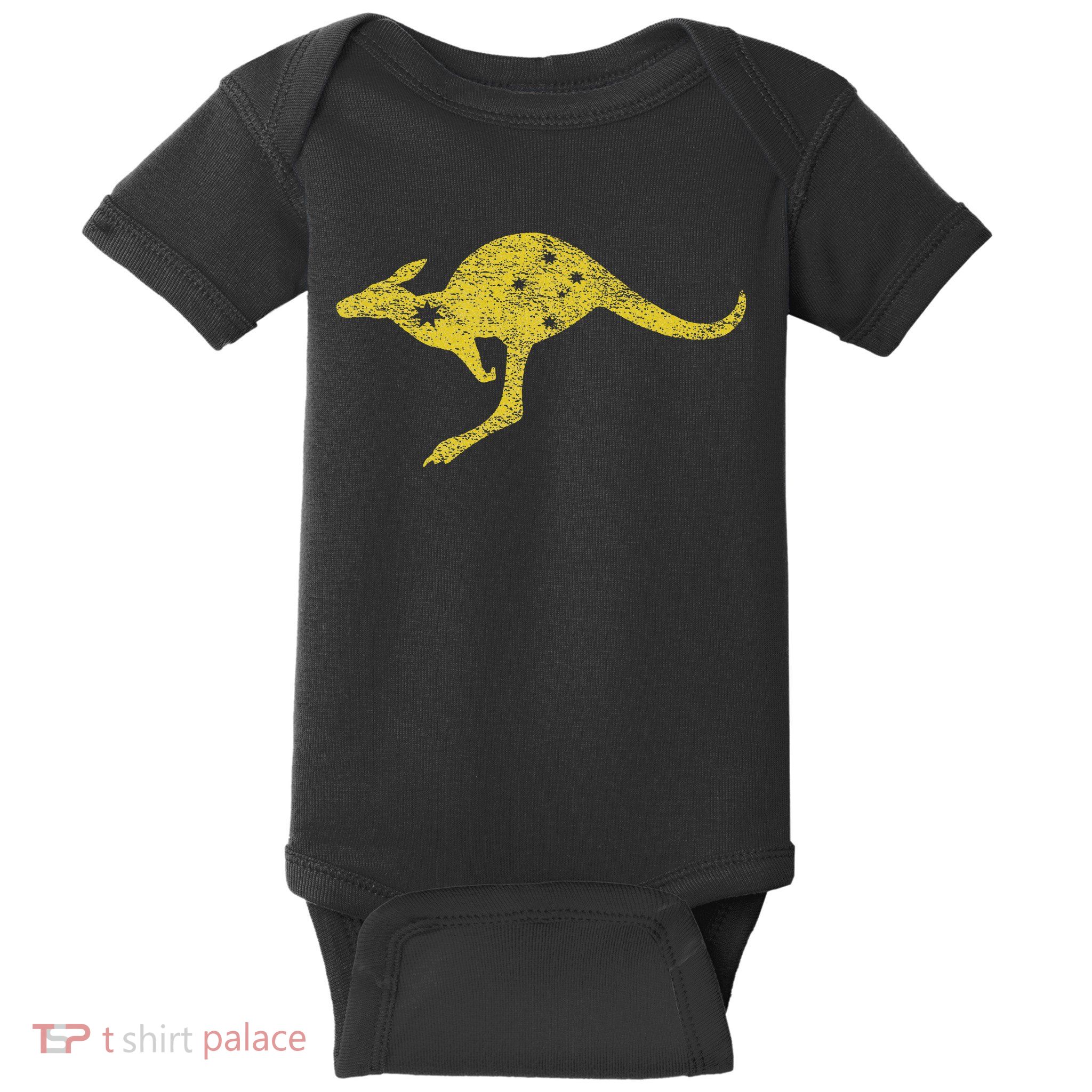 Australia Kangaroo Aussie Roo Flag Roundel Sports Military Baby Bodysuit
