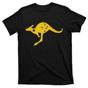 AUSTRALIA KANGAROO AUSSIE ROO FLAG ROUNDEL SPORTS MILITARY T-Shirt