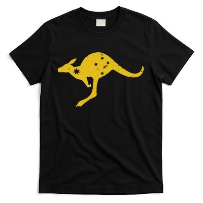 AUSTRALIA KANGAROO AUSSIE ROO FLAG ROUNDEL SPORTS MILITARY T-Shirt