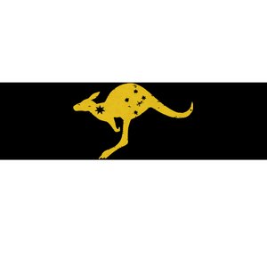 AUSTRALIA KANGAROO AUSSIE ROO FLAG ROUNDEL SPORTS MILITARY Bumper Sticker