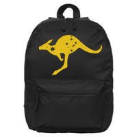 AUSTRALIA KANGAROO AUSSIE ROO FLAG ROUNDEL SPORTS MILITARY 16 in Basic Backpack