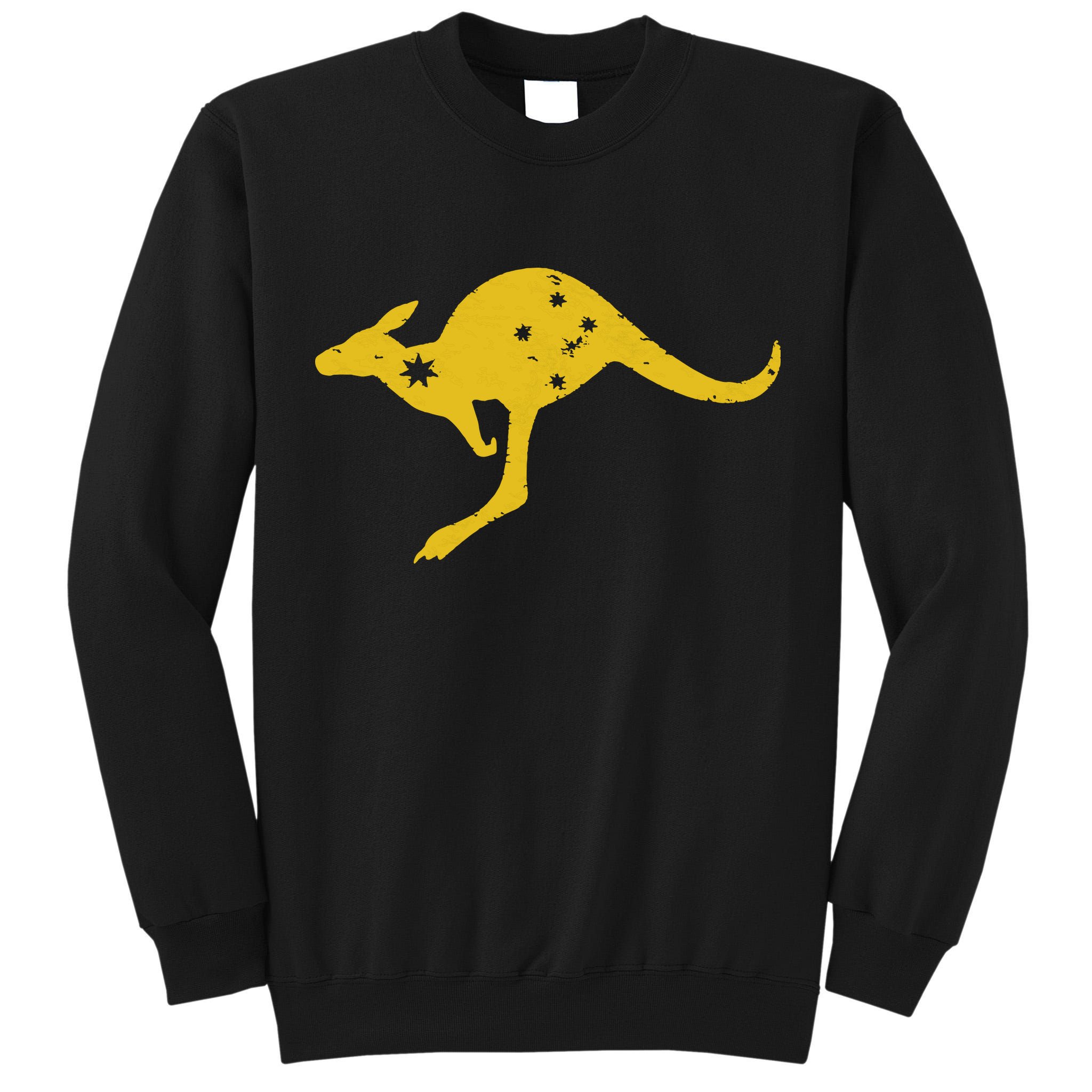 AUSTRALIA KANGAROO AUSSIE ROO FLAG ROUNDEL SPORTS MILITARY Tall Sweatshirt
