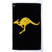 AUSTRALIA KANGAROO AUSSIE ROO FLAG ROUNDEL SPORTS MILITARY Golf Towel