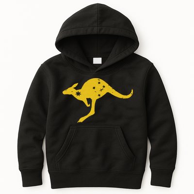 AUSTRALIA KANGAROO AUSSIE ROO FLAG ROUNDEL SPORTS MILITARY Kids Hoodie