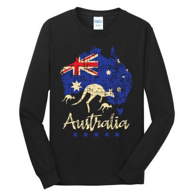 Australia Kangaroo Australian Lover Wildlife Zoo Animal Tall Long Sleeve T-Shirt