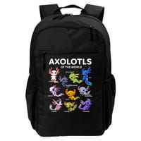Axolotl Kawaii Axolotls Of The World Axolotl Animals Backpack