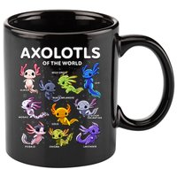 Axolotl Kawaii Axolotls Of The World Axolotl Animals 11oz C Handle Ceramic Mug