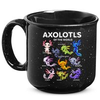 Axolotl Kawaii Axolotls Of The World Axolotl Animals 15oz Campfire Ceramic Mug