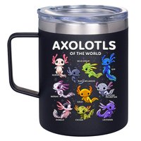 Axolotl Kawaii Axolotls Of The World Axolotl Animals 12oz Stainless Steel Coffee Mug