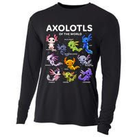 Axolotl Kawaii Axolotls Of The World Axolotl Animals Cooling Performance Long Sleeve Crew
