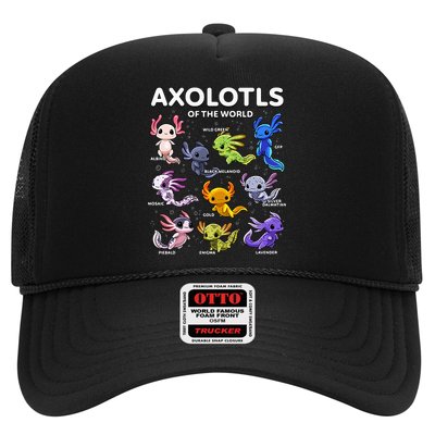 Axolotl Kawaii Axolotls Of The World Axolotl Animals Trucker Hat