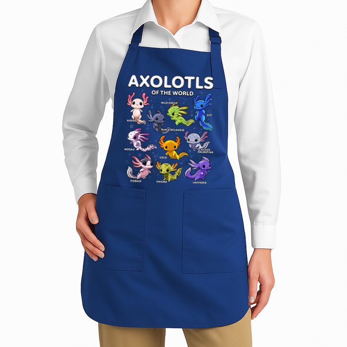 Axolotl Kawaii Axolotls Of The World Axolotl Animals Apron