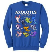 Axolotl Kawaii Axolotls Of The World Axolotl Animals Sweatshirt