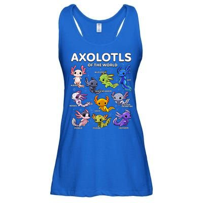 Axolotl Kawaii Axolotls Of The World Axolotl Animals Ladies Essential Flowy Tank