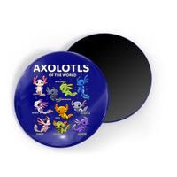 Axolotl Kawaii Axolotls Of The World Axolotl Animals Magnet