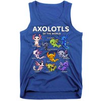 Axolotl Kawaii Axolotls Of The World Axolotl Animals Tank Top