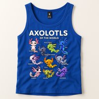 Axolotl Kawaii Axolotls Of The World Axolotl Animals Tank Top