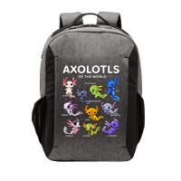 Axolotl Kawaii Axolotls Of The World Axolotl Animals Vector Backpack