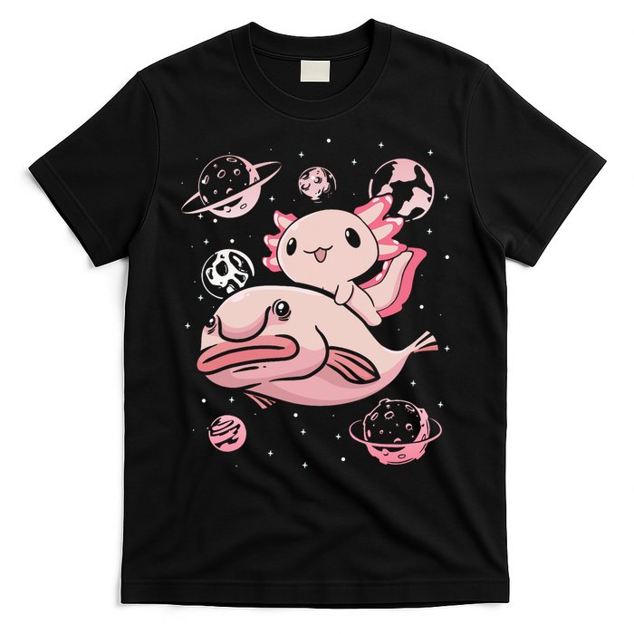 Axolotl Kawaii Blobfish T-Shirt