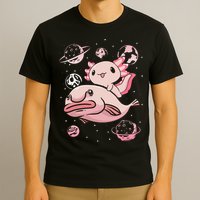 Axolotl Kawaii Blobfish T-Shirt