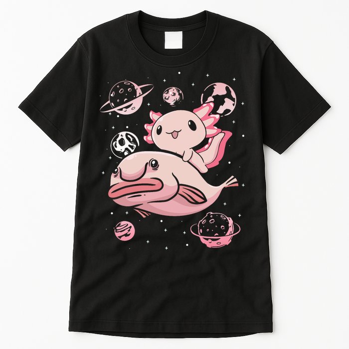 Axolotl Kawaii Blobfish Tall T-Shirt