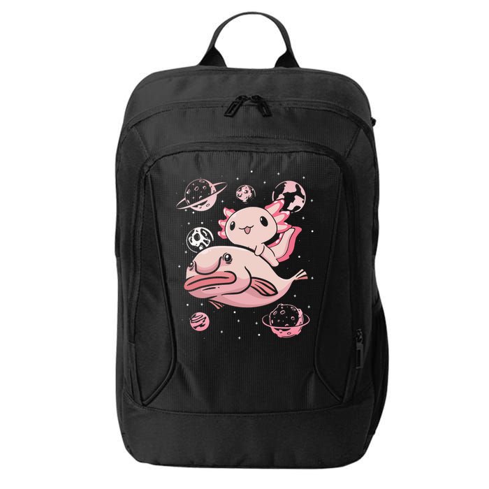 Axolotl Kawaii Blobfish City Backpack