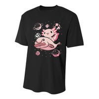 Axolotl Kawaii Blobfish Youth Performance Sprint T-Shirt