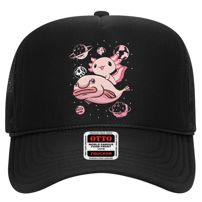 Axolotl Kawaii Blobfish Hat
