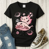 Axolotl Kawaii Blobfish Womens T-Shirt