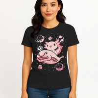 Axolotl Kawaii Blobfish Womens T-Shirt