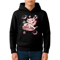 Axolotl Kawaii Blobfish Kids Hoodie