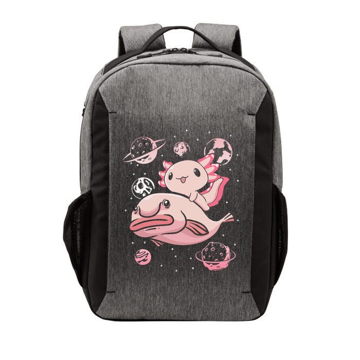 Axolotl Kawaii Blobfish Vector Backpack
