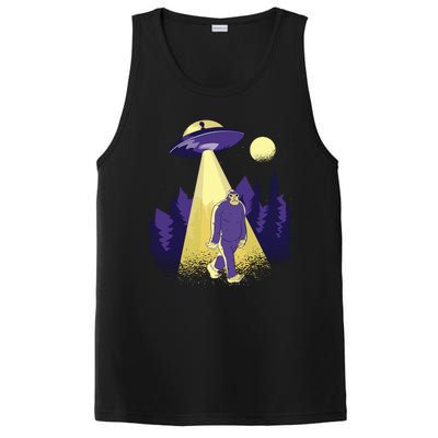 Aliens Kidnapping Bigfoot PosiCharge Competitor Tank