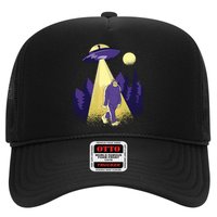 Aliens Kidnapping Bigfoot Trucker Hat