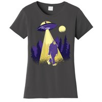 Aliens Kidnapping Bigfoot Women's T-Shirt