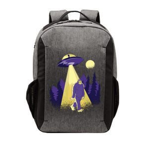 Aliens Kidnapping Bigfoot Vector Backpack