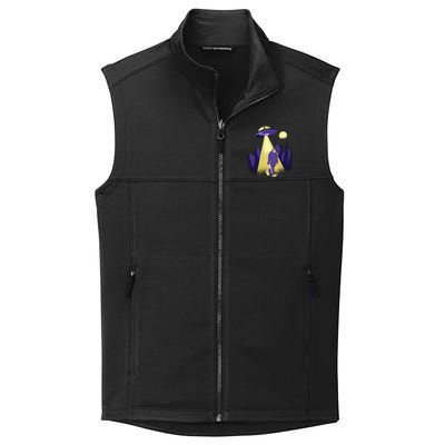 Aliens Kidnapping Bigfoot Collective Smooth Fleece Vest