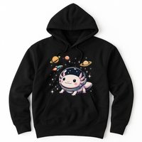 Axolotl Kawaii Cute Axolotls Astronaut Planets Space Hoodie