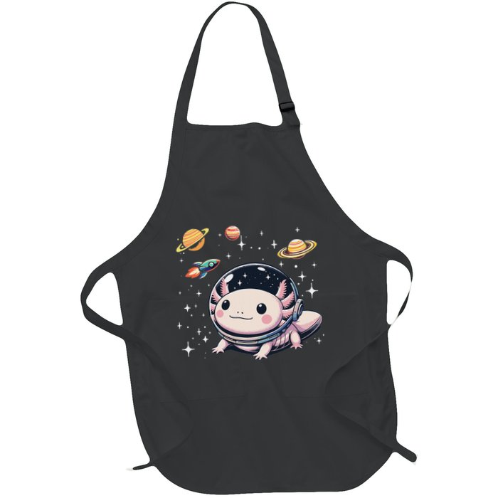 Axolotl Kawaii Cute Axolotls Astronaut Planets Space Apron
